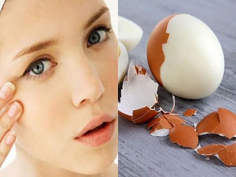 cách trị quầng thâm mắt bằng trứng gà